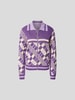 Dodo bar Or Sweatjacke mit Karomuster Lila