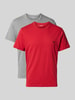 Emporio Armani T-Shirt mit Label-Print Rot