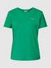 Tommy Hilfiger T-shirt met labelprint, model '1985' Groen