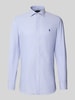 Polo Ralph Lauren Regular Fit Business-Hemd mit Logo-Stitching Bleu