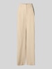 Christian Berg Woman Selection Wide Leg Bundfaltenhose mit Gürtelschlaufen Sand