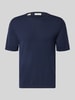 Selected Homme Regular Fit T-Shirt aus reiner Baumwolle Modell 'TORINO' Dunkelblau