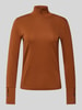 Marc Cain Longsleeve mit Stehkragen Cognac