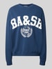 ba&sh Sweatshirt mit Label-Print Modell 'BENJAMIN' Marine