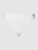 Calvin Klein Underwear String met kantmotief, model 'Sheer Marquisette' Wit
