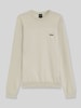 BOSS Green Pullover mit Logo-Schriftzug KN_Momentum-X CN Sand