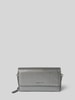 VALENTINO BAGS Clutch met labelapplicatie, model 'KALUA' Metallic zwart