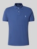 Polo Ralph Lauren Poloshirt mit Label-Stitching Petrol