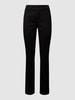 MAC Straight Fit Jeans mit Label-Patch Modell 'Angela' Black