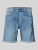 Jack & Jones Regular Fit Jeansshorts im 5-Pocket-Design Modell 'RICK' Hellblau