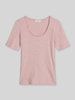 Marc O'Polo Regular Fit T-Shirt aus reiner Baumwolle Rosa