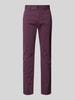 BOSS Orange Slim fit chino met steekzakken opzij Bordeaux