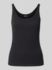 Jake*s Casual Slim Fit Top mit Rundhalsausschnitt Black