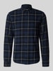 Casual Friday Regular fit vrijetijdsoverhemd met kentkraag, model 'MACE' Donkerblauw