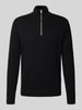 Only & Sons Regular Fit Strickpullover aus Baumwoll-Mix Modell 'PHIL' Black