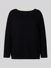 Weekend Max Mara Regular Fit Strickpullover mit Woll-Anteil Modell 'XENO' Black