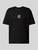 ARMANI EXCHANGE T-Shirt mit Label-Print Black