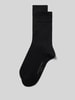 Christian Berg Men Socken aus Baumwoll-Mix im 2er-Pack Black