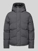 Jack & Jones Steppjacke mit Stehkragen Modell 'WORLD' Anthrazit