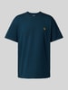 Carhartt Work In Progress T-Shirt mit Logo-Stitching Modell 'CHASE' Petrol