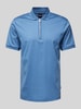 BOSS Slim Fit Poloshirt mit Label-Detail Modell 'Polston' Bleu