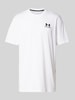 Under Armour T-Shirt mit Label-Stitching Weiss