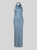 Jake*s Cocktail Figurbetontes Cocktailkleid aus reiner Viskose Rauchblau