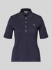 GANT Poloshirt van katoen met labeldetail Marineblauw