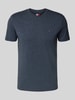Tommy Jeans Regular Fit T-Shirt aus Baumwoll-Mix Marine Melange