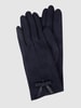 EEM Handschuhe in Veloursleder-Optik Dunkelblau
