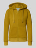 Christian Berg Woman Regular Fit Sweatjacke aus Baumwoll-Mix Senf