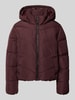 ONLY Regular Fit Steppjacke mit Kapuze Modell 'CLAIR' Bordeaux