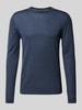 Roy Robson Gebreide pullover met ronde hals Blauw