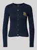 Lauren Ralph Lauren Cardigan mit Zopfmuster Modell 'RALHAN' Marine