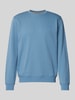 BOSS Orange Sweatshirt mit Label-Stitching Modell 'Westart' Bleu