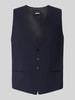 BOSS Regular Fit Anzugweste aus Schurwoll-Mix Blau