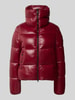 Save The Duck Regular Fit Steppjacke mit Stehkragen Modell 'Isla' Bordeaux