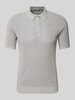 Superdry Poloshirt met korte knoopsluiting Middengrijs