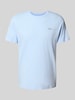 Tommy Jeans Regular Fit T-Shirt aus reiner Baumwolle Hellblau