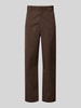 Carhartt Work In Progress Hose mit Gesäßtaschen Modell 'Denison' Dunkelbraun