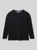 Mango Longsleeve mit Brusttasche Black