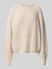 ARMEDANGELS Loose fit pullover van wolmix model 'RIB KNIT' Beige