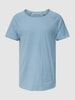 REVIEW T-Shirt mit Rundhalsausschnitt Hellblau