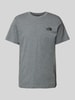 The North Face T-Shirt mit Label-Print Modell 'SIMPLE DOME' Dunkelgrau