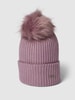 Barts Muts met labeldetail, model 'Kenzie' Mauve