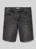 Mango Regular Fit Jeansshorts im 5-Pocket-Design  Modell 'john' Black