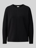 s.Oliver RED LABEL Sweatshirt mit Teilungsnähten Black