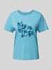 Tom Tailor T-Shirt mit floralem Print Petrol