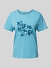 Tom Tailor T-shirt met bloemenprint Petrol