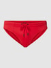 Karl Lagerfeld Beachwear Zwembroek met labelprint Rood